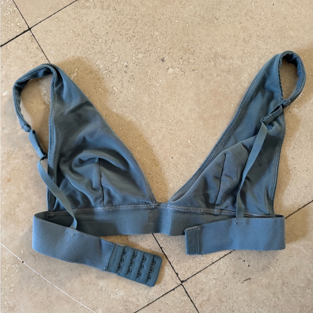 SKIMS Slate Ribbed Bralette - Picture 3 of 3
